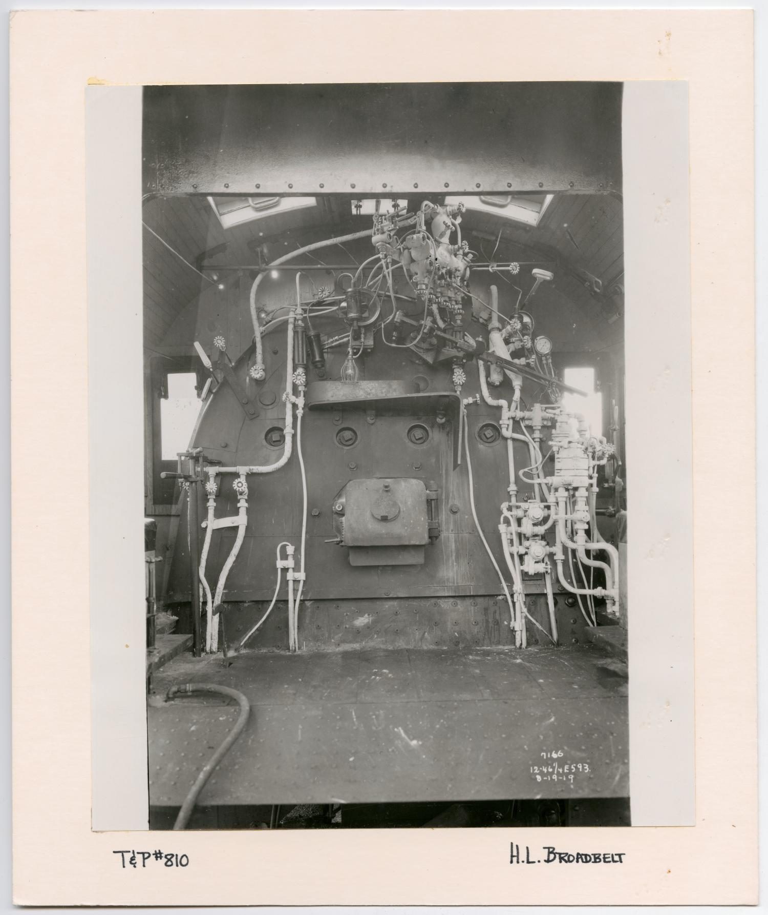 Interior Shot of T&P Train #810