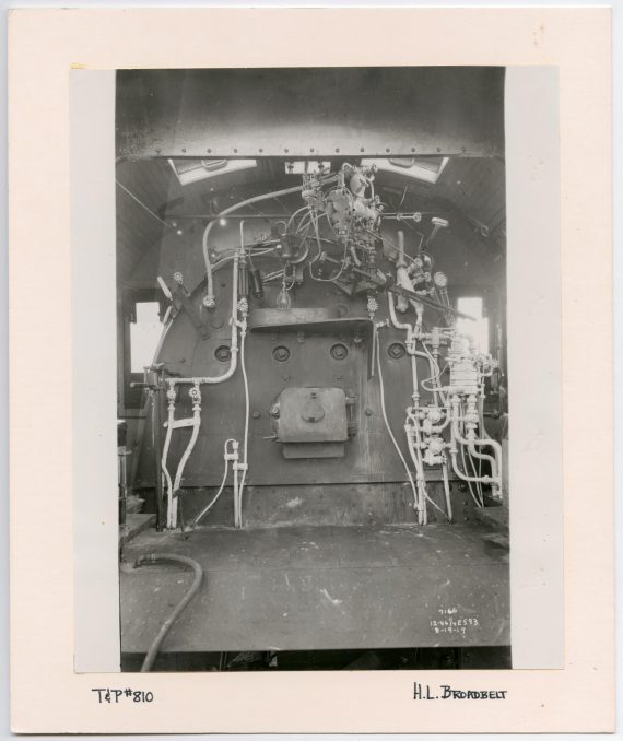 Interior Shot of T&P Train #810