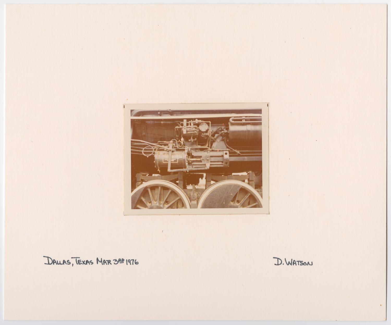 Close-Up of Train Parts