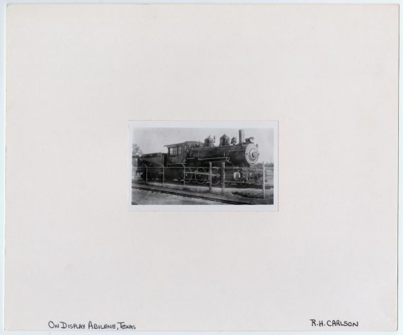 Train #75 on Display in Abilene, Texas