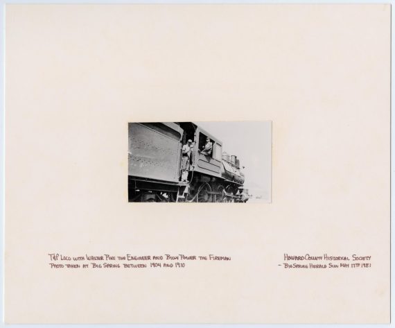 T&P Train With Two Men in the Cab