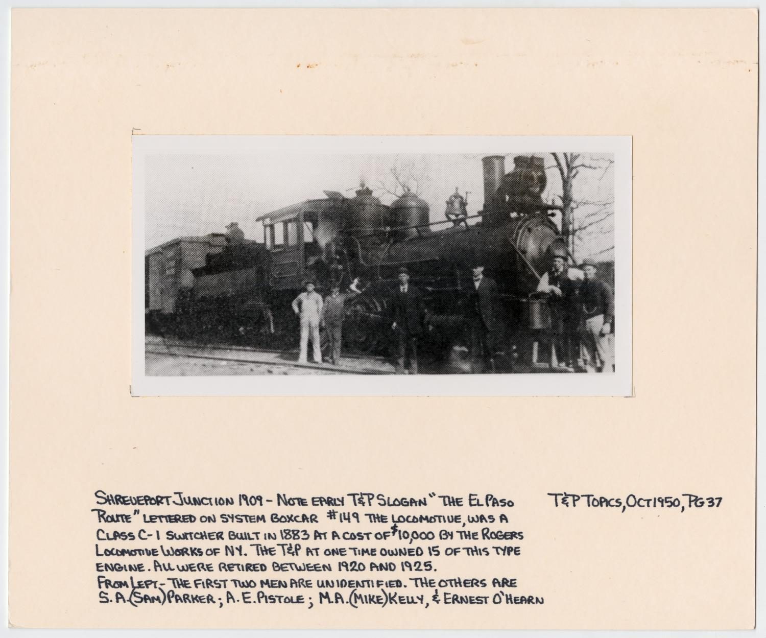 Train #149 in the Shreveport Junction