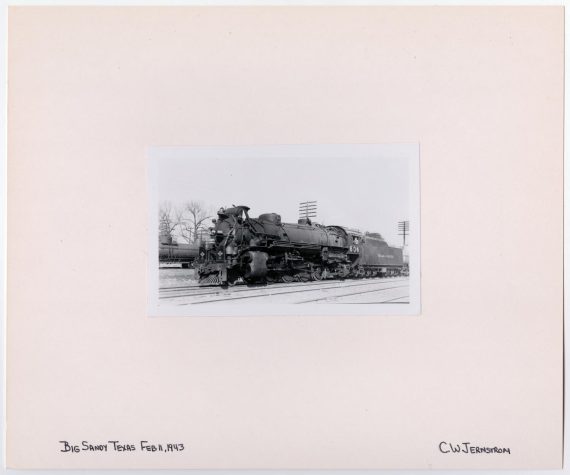 Train #804 in Big Sandy, Texas