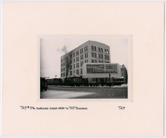 T&P Train #396 and T&P Building