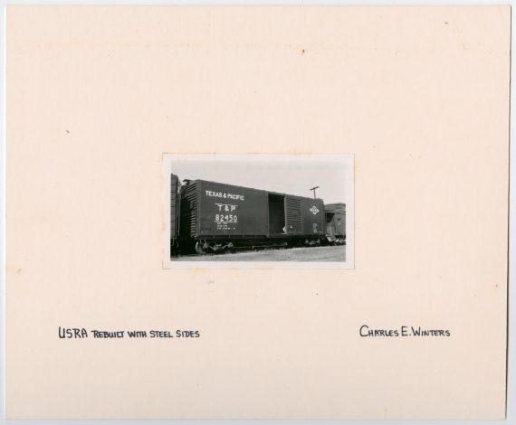 T&P Train Car Rebuilt With Steel Sides