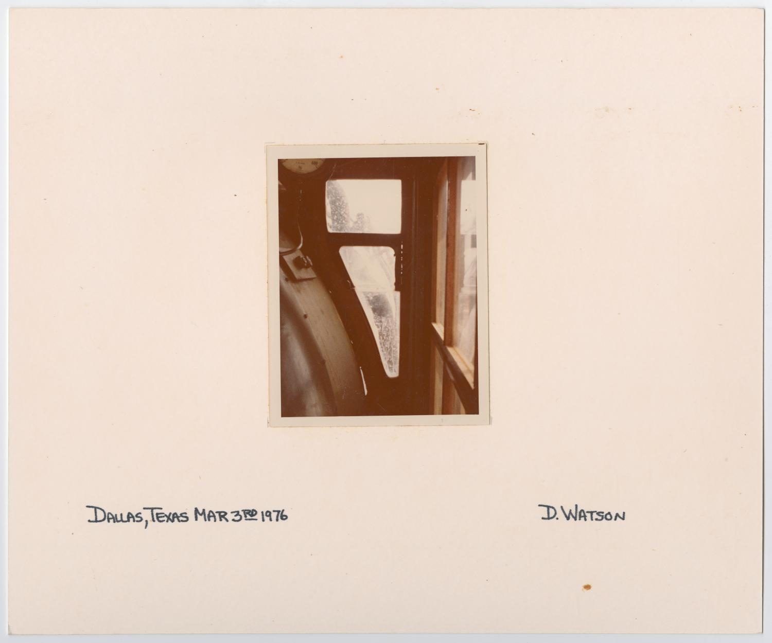 Window in a T&P Train