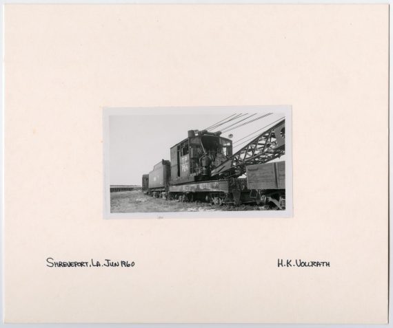 T&P PD4 Crane on a Train