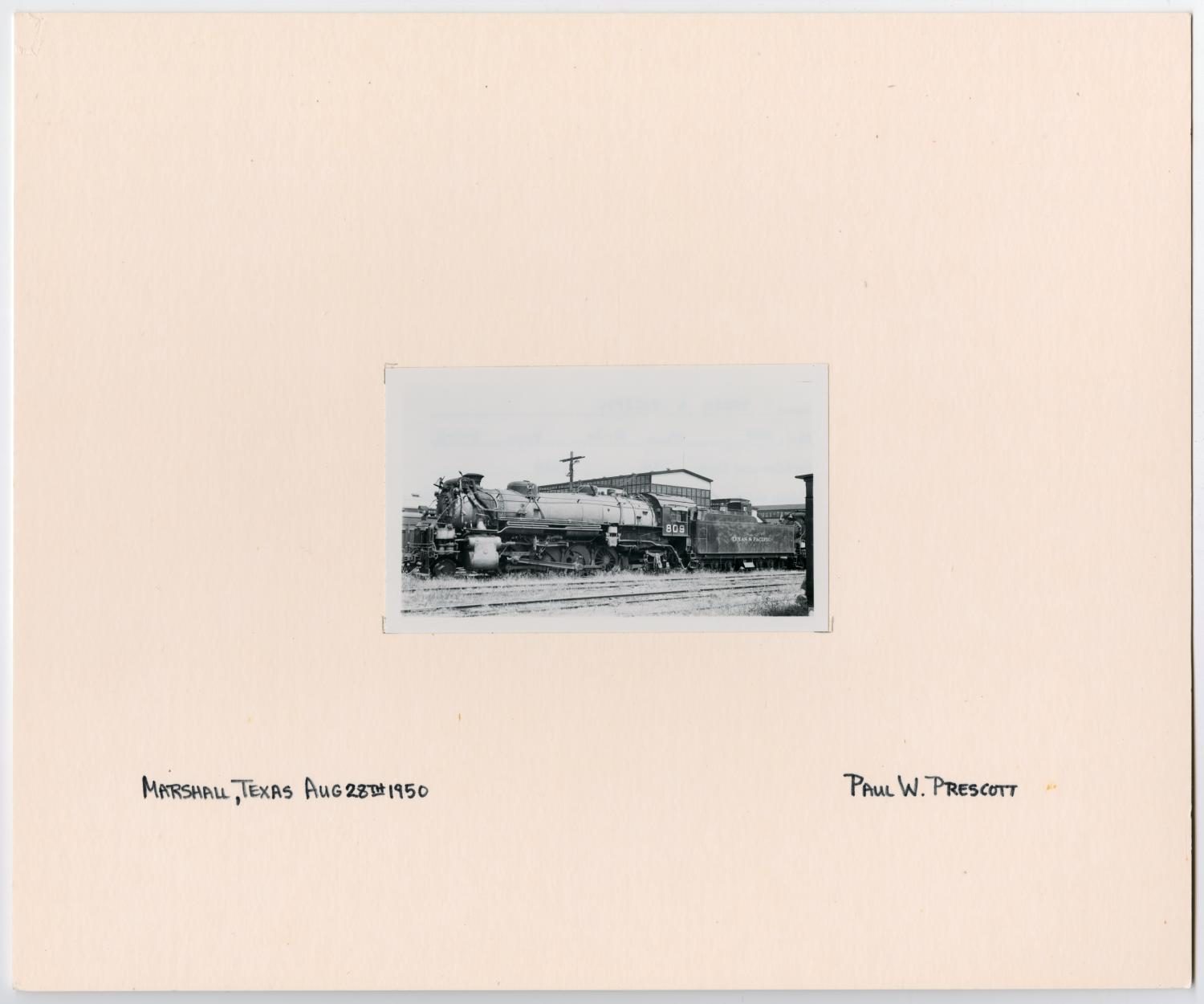 T&P Train #809 in Marshall, Texas