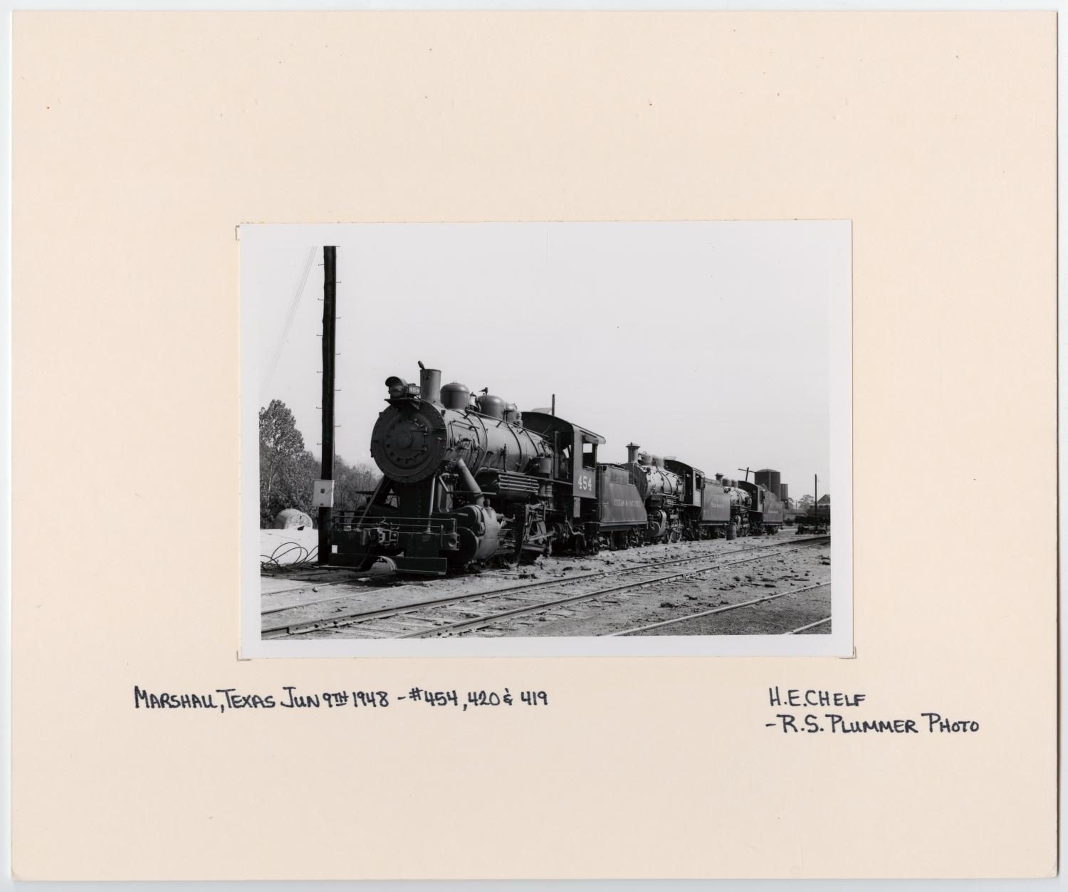Three Trains Lined Up