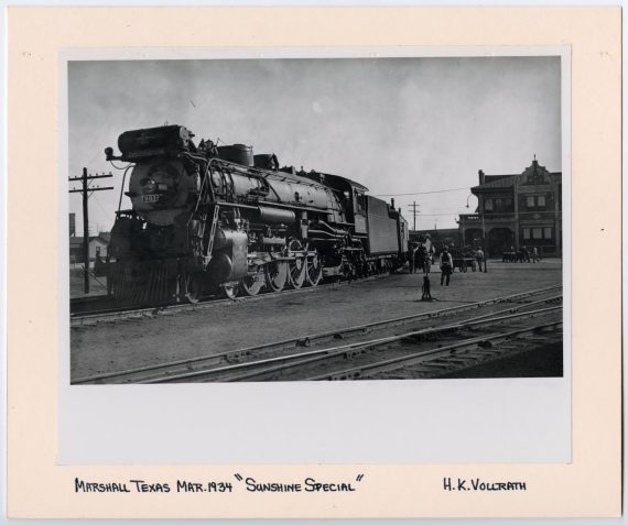 Train #901 in Front of Marshall Station
