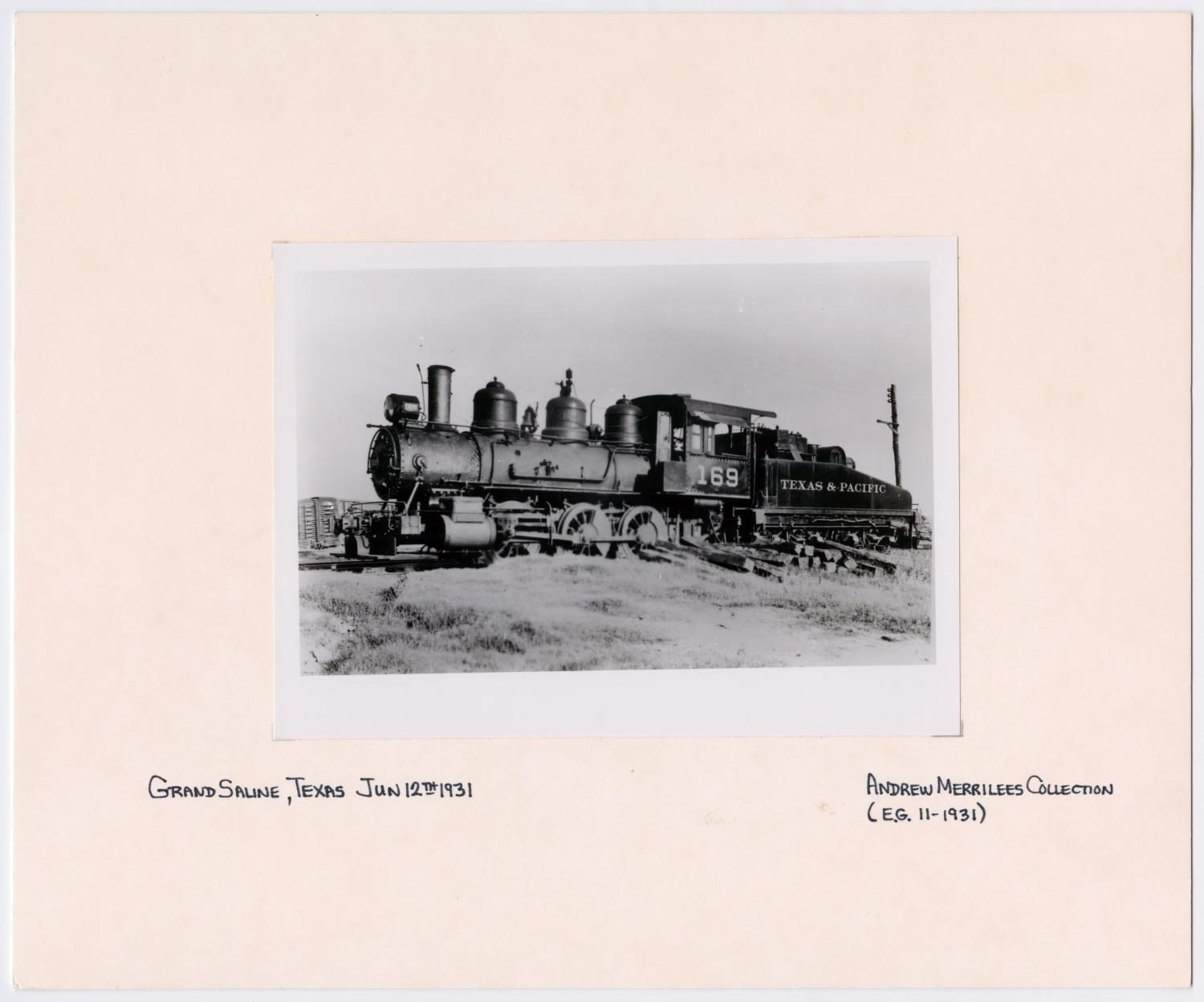 Train #169 in Grand Saline, Texas