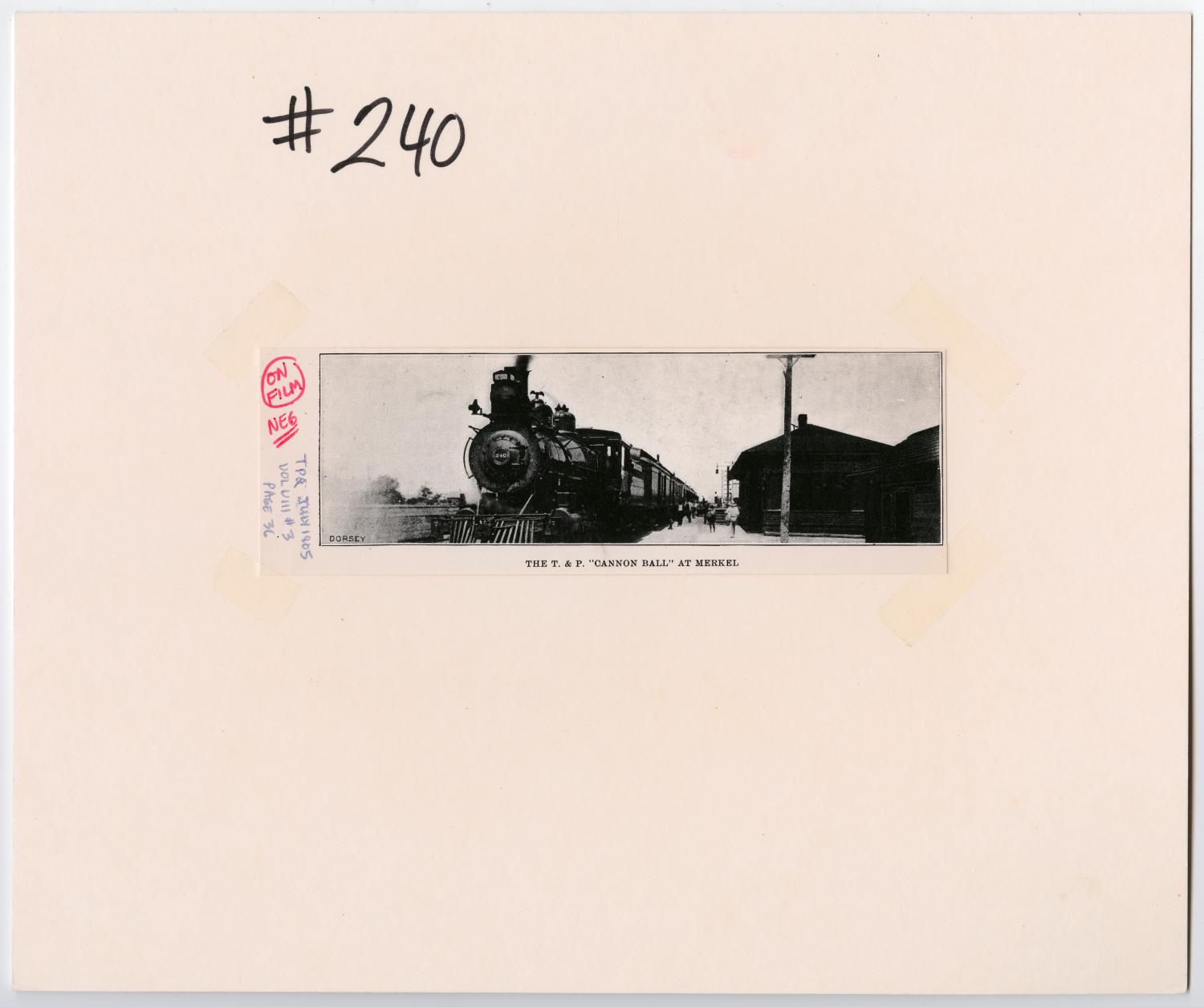 T&P Train #240