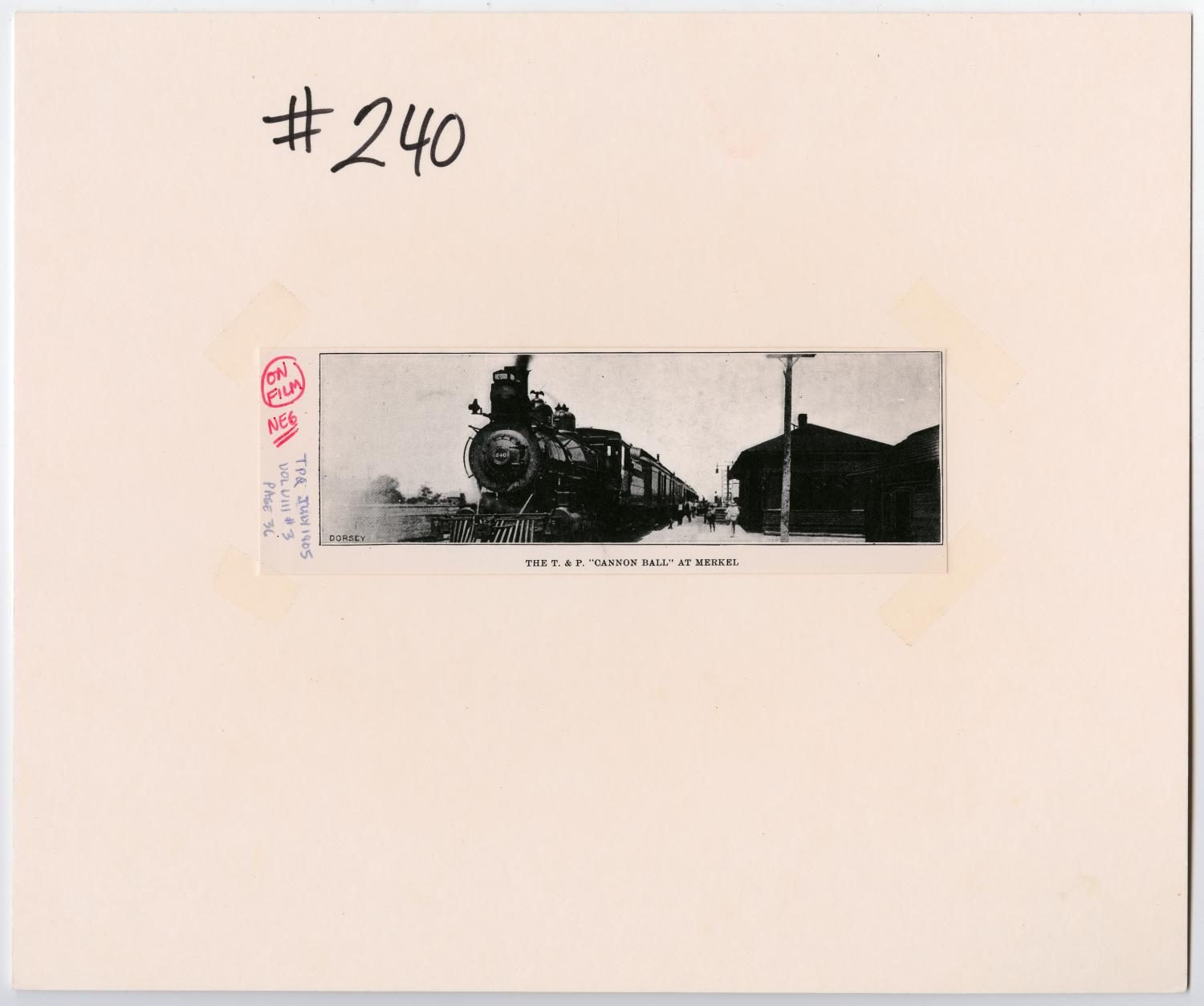 T&P Train #240