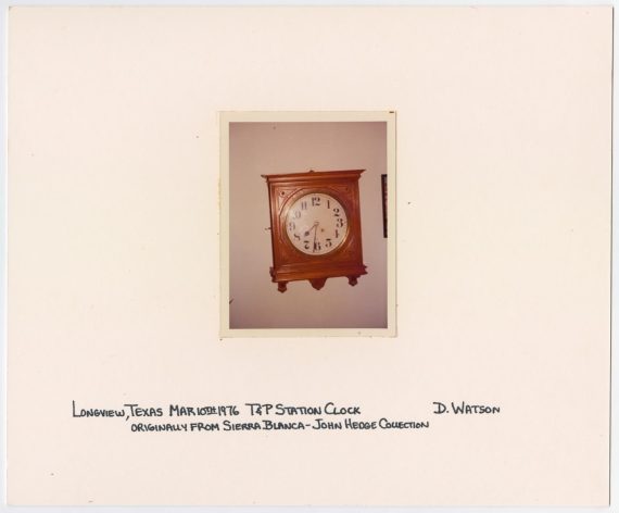 T&P Station Clock on Display