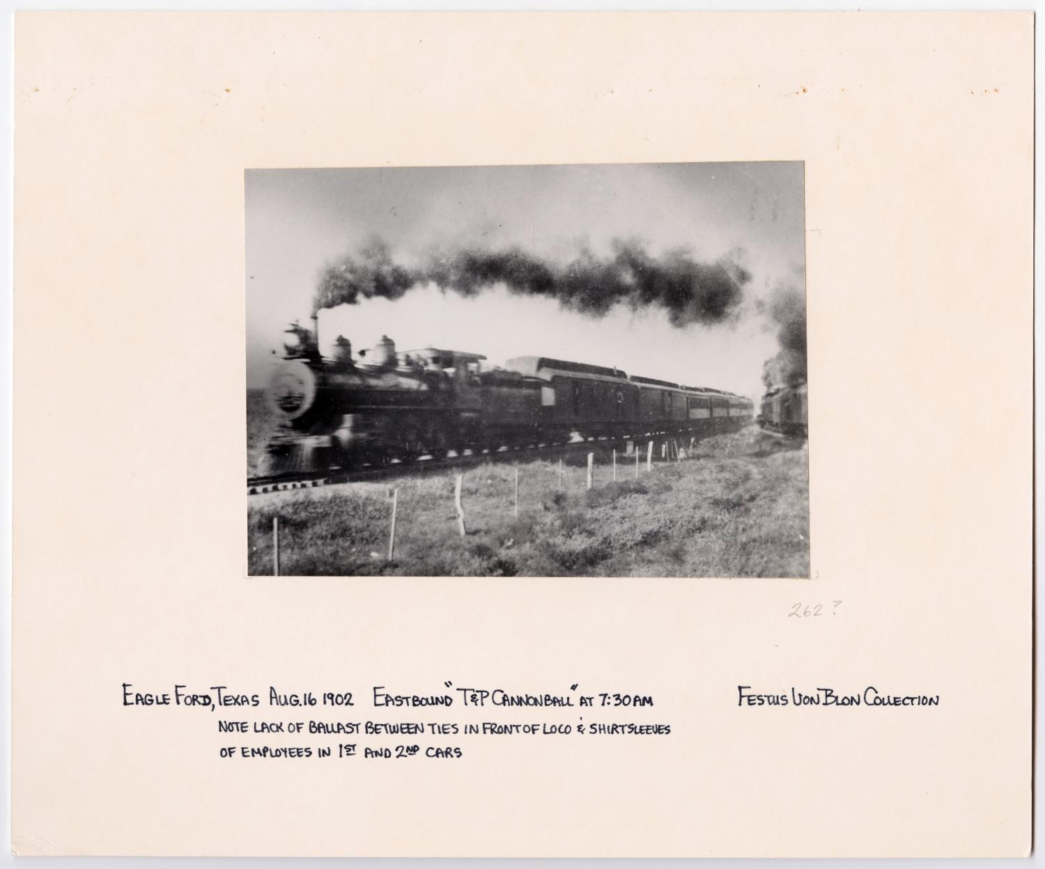 T&P Train in Eagle Ford, Texas on the Move