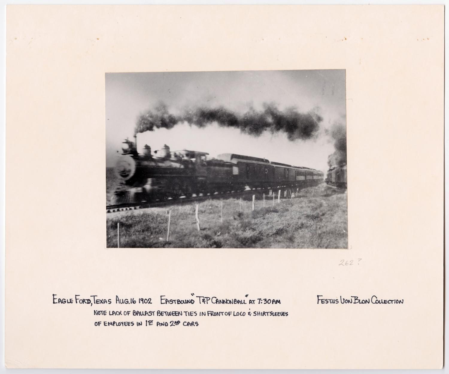 T&P Train in Eagle Ford, Texas on the Move