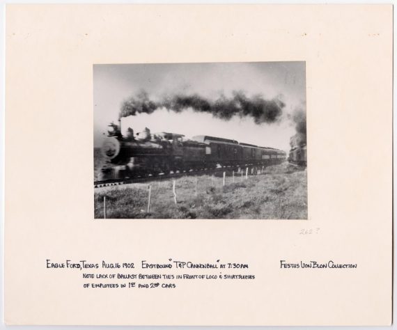 T&P Train in Eagle Ford, Texas on the Move