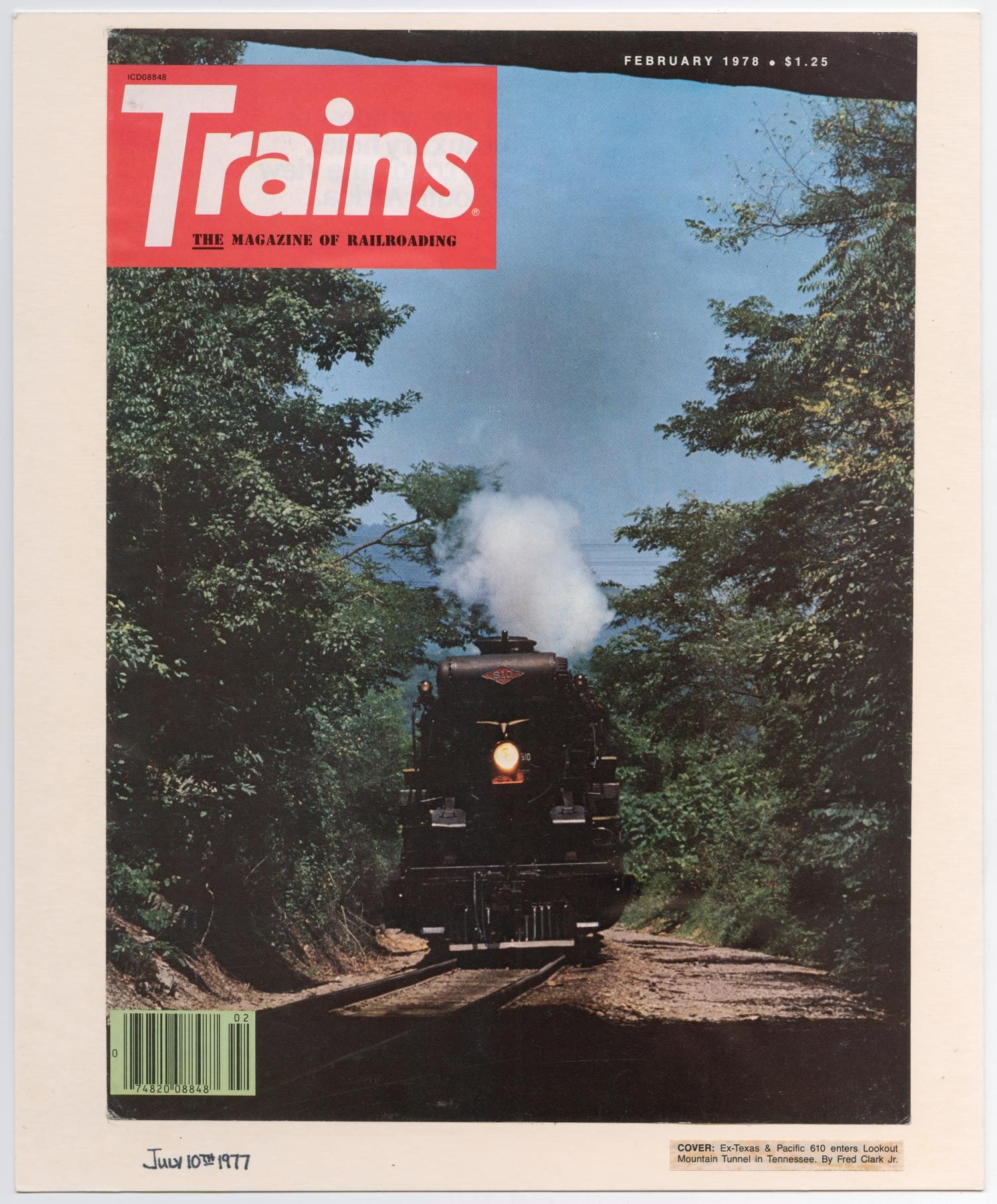 Trains Magazine Cover