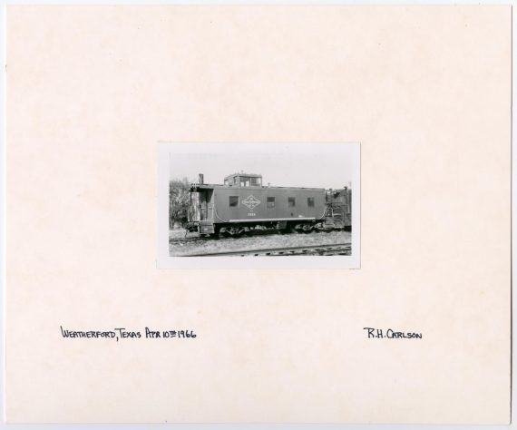 T&P Caboose in Weatherford, Texas