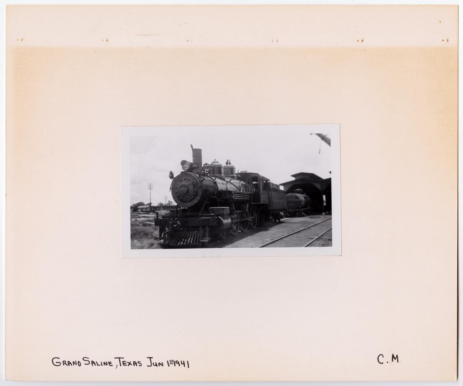 Train #253 in Grand Saline, Texas