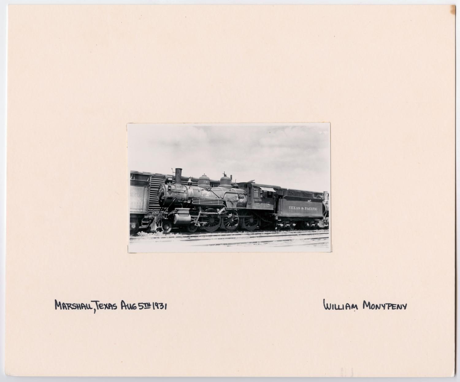 Train #245 in Marshall, Texas