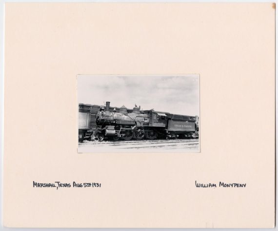 Train #245 in Marshall, Texas