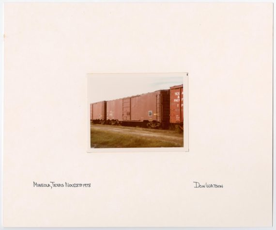 T&P Train Cars in Mineola, Texas