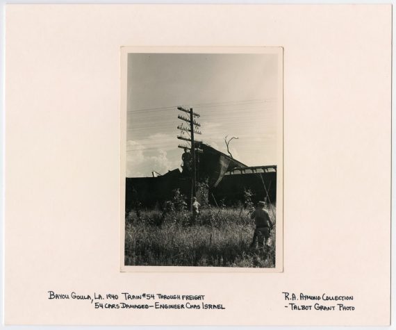 T&P Train #54 Wrecked in Bayou Goula, Louisiana