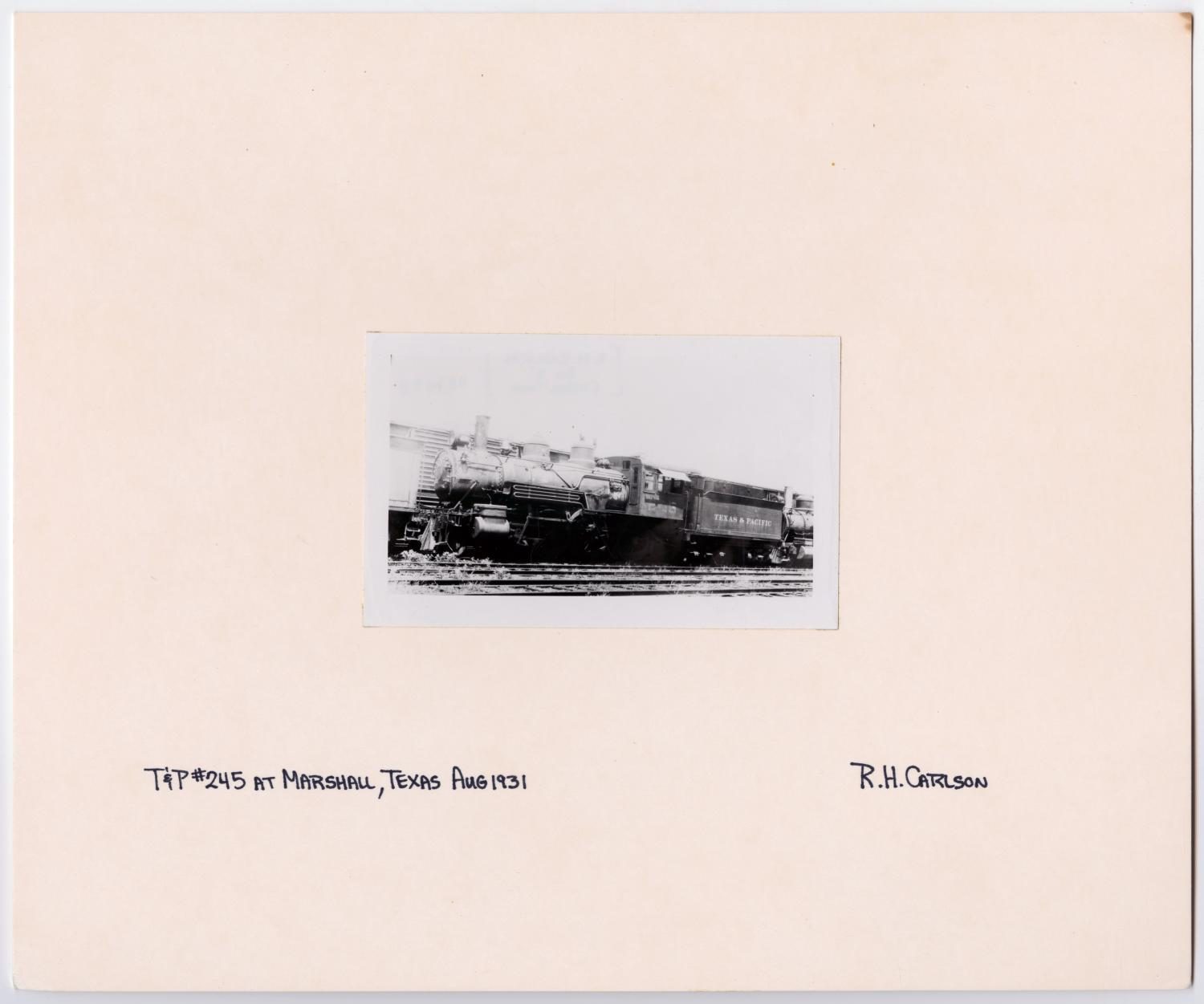Train #245 in Marshall, Texas 2