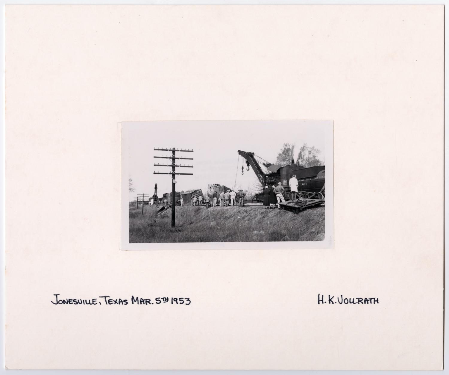 Train Wreck in Jonesville, Texas