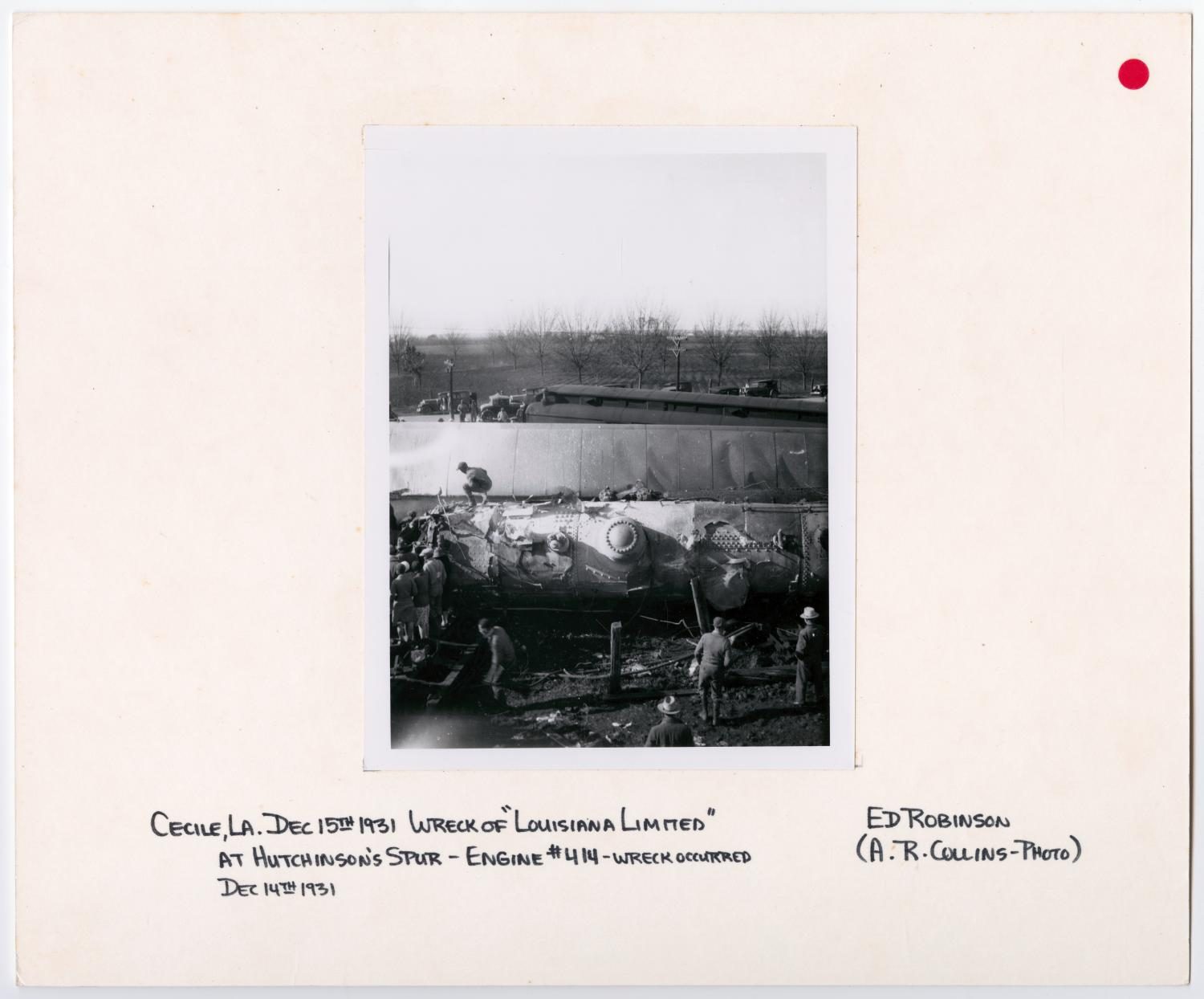 Wreck of the "Louisiana Limited"