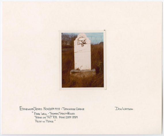 Trackside Grave