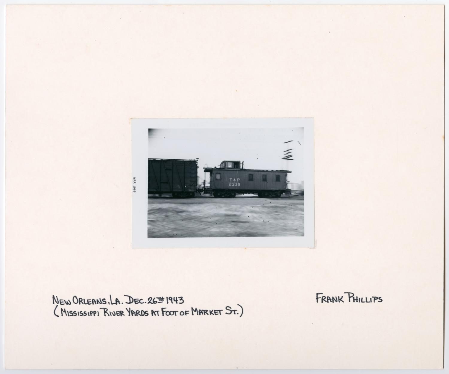 T&P Caboose #2339 in New Orleans, Louisiana