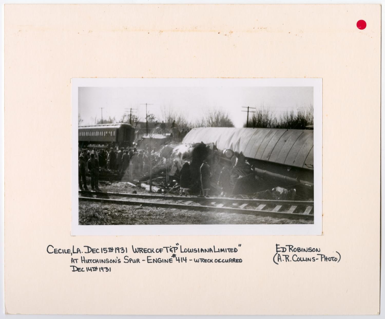 Wreckage of the Louisiana Limited