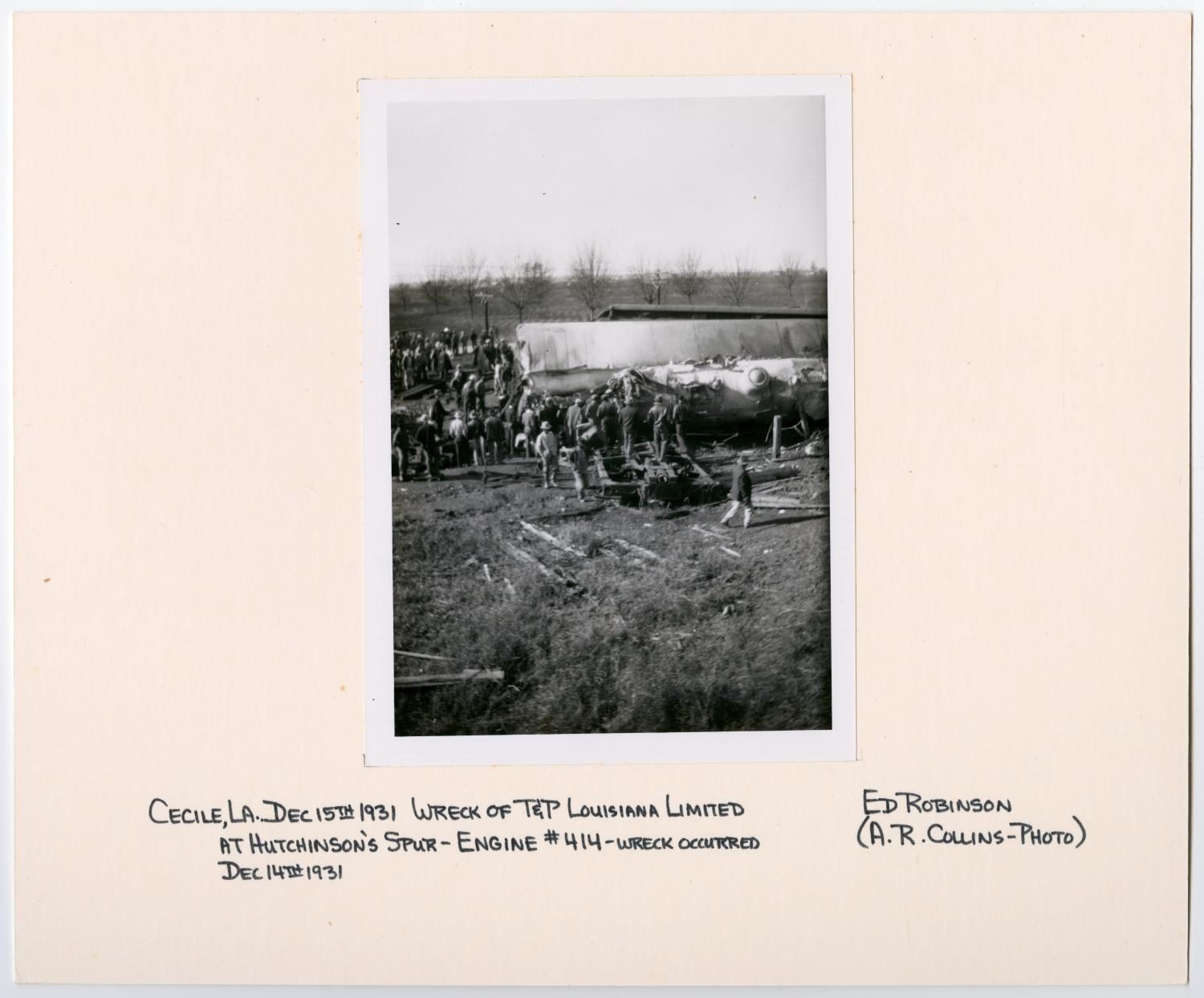 Wreckage of the Louisiana Limited
