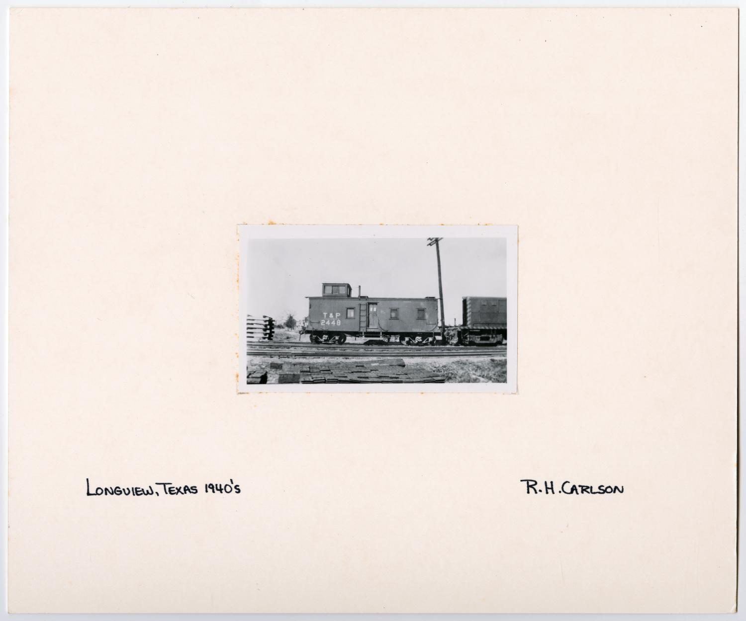 T&P Caboose #2448 in Longview, Texas