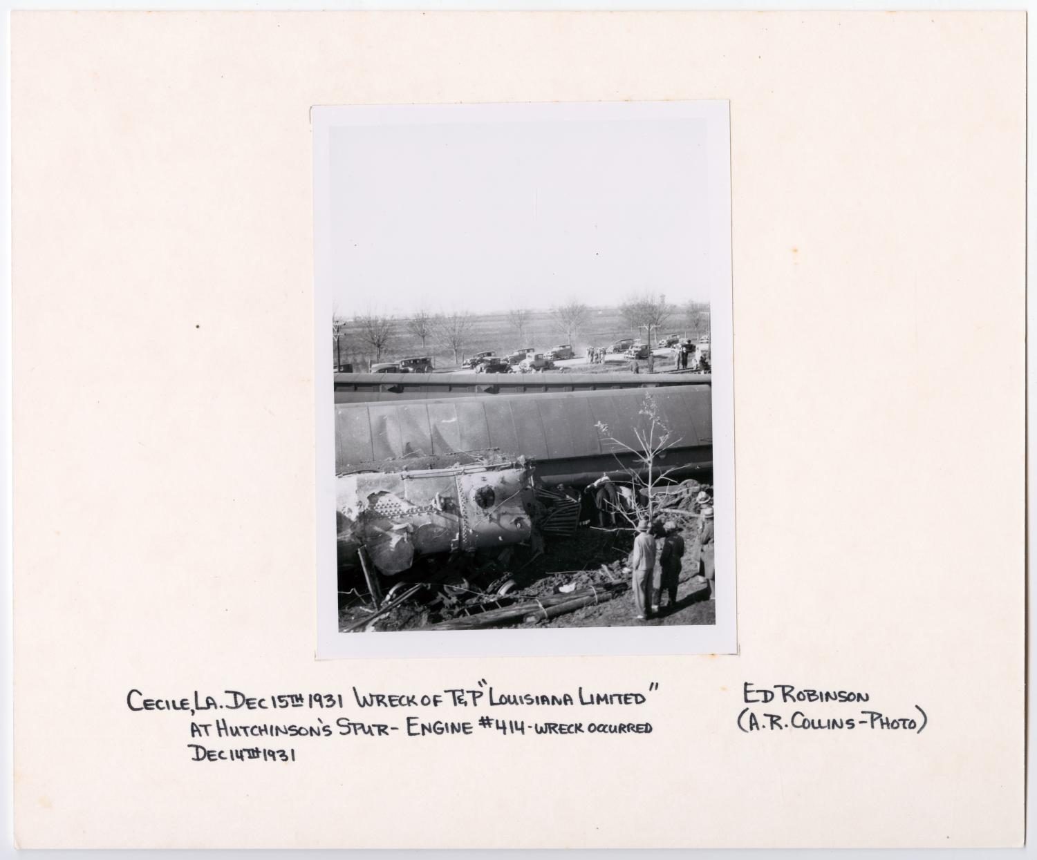 Wreckage of the Louisiana Limited