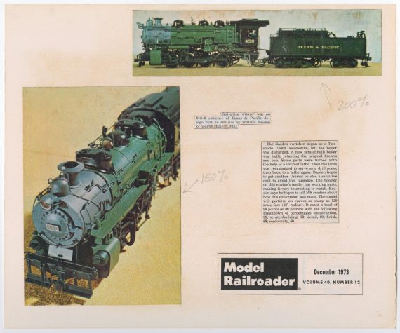 First Prize Winning Model Train in Model Railroader