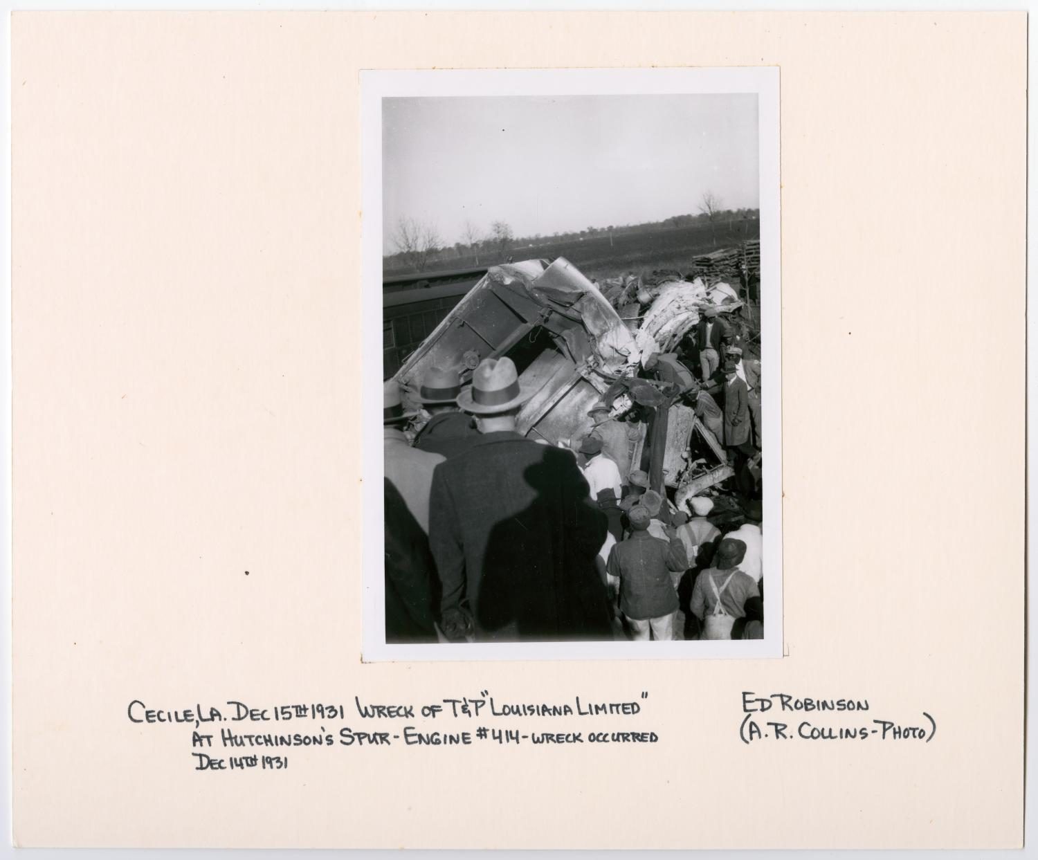 Wreckage of the Louisiana Limited