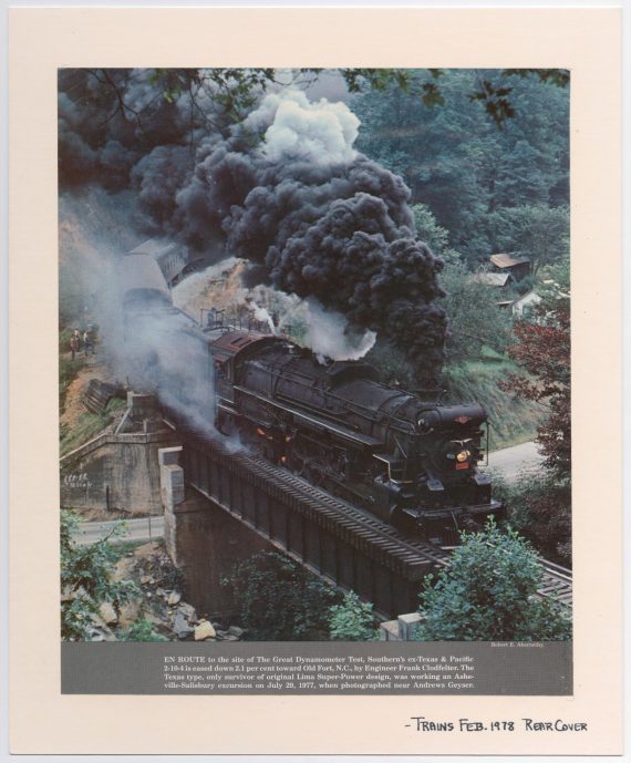 Trains Magazine Back Cover