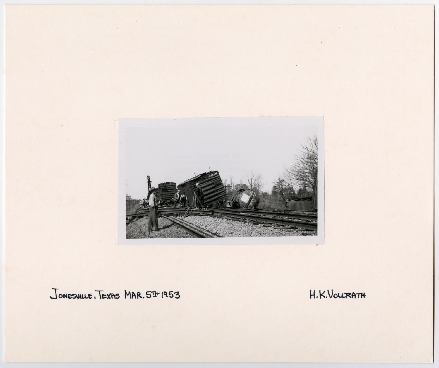 Train Wreck in Jonesville, Texas