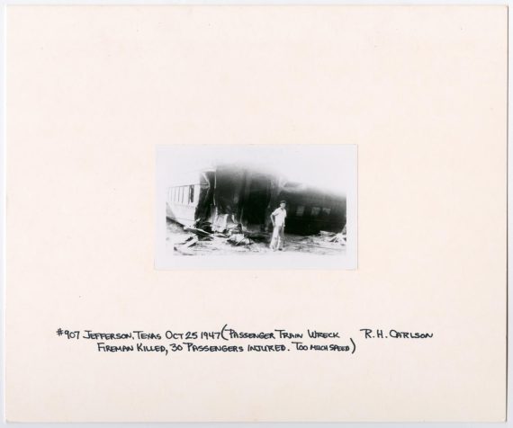 Passenger Train Wreck in Jefferson, Texas