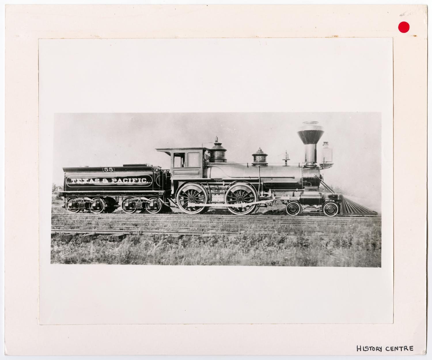 Side Shot of T&P Train #55