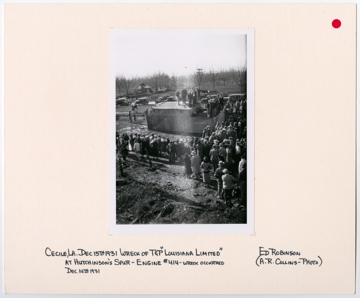 Wreckage of the Louisiana Limited
