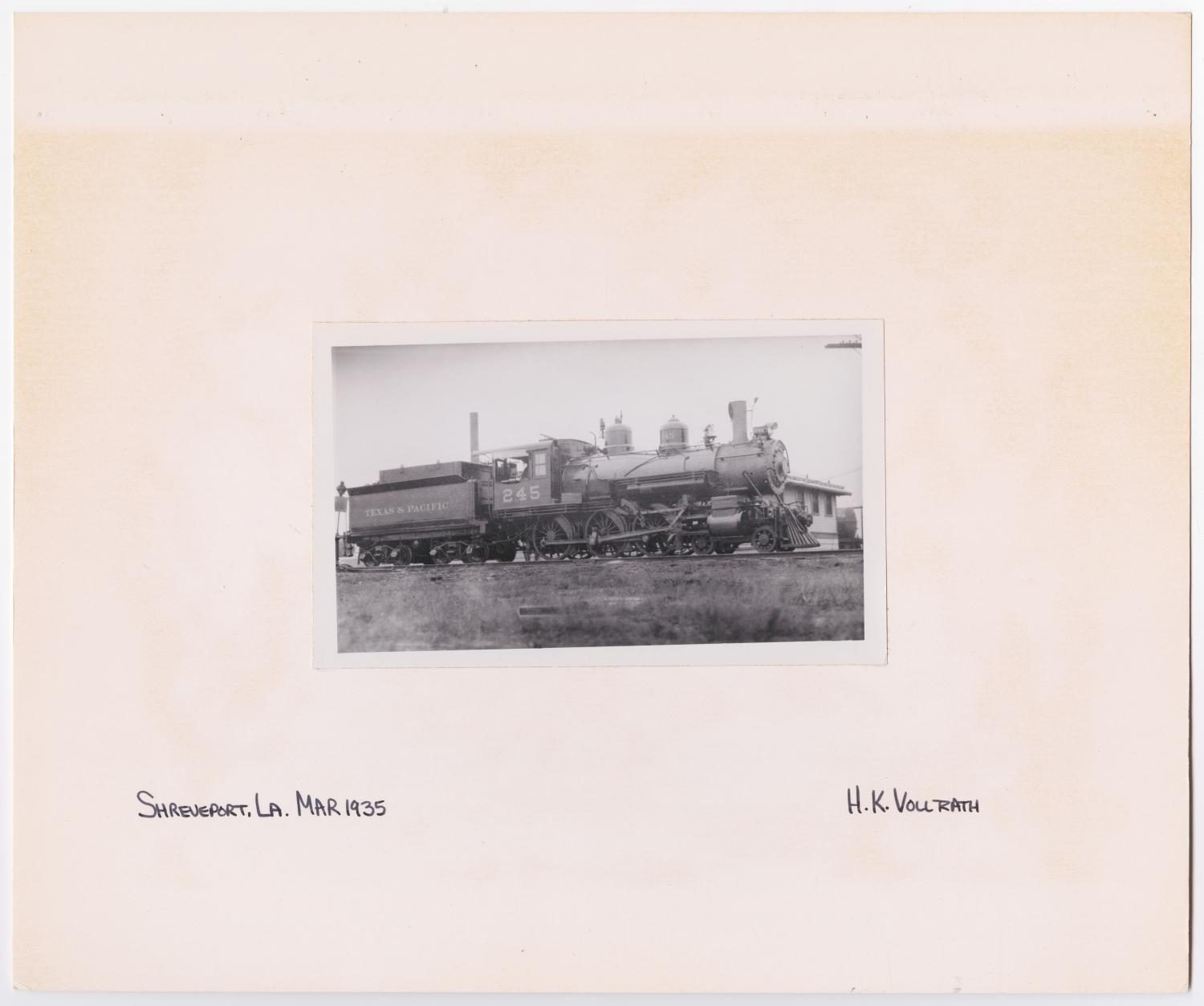 Train #245 in Shreveport, Louisiana