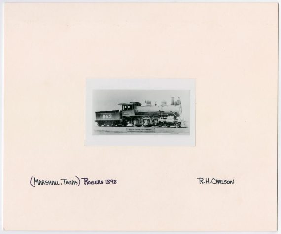 Train #243 in Marshall, Texas