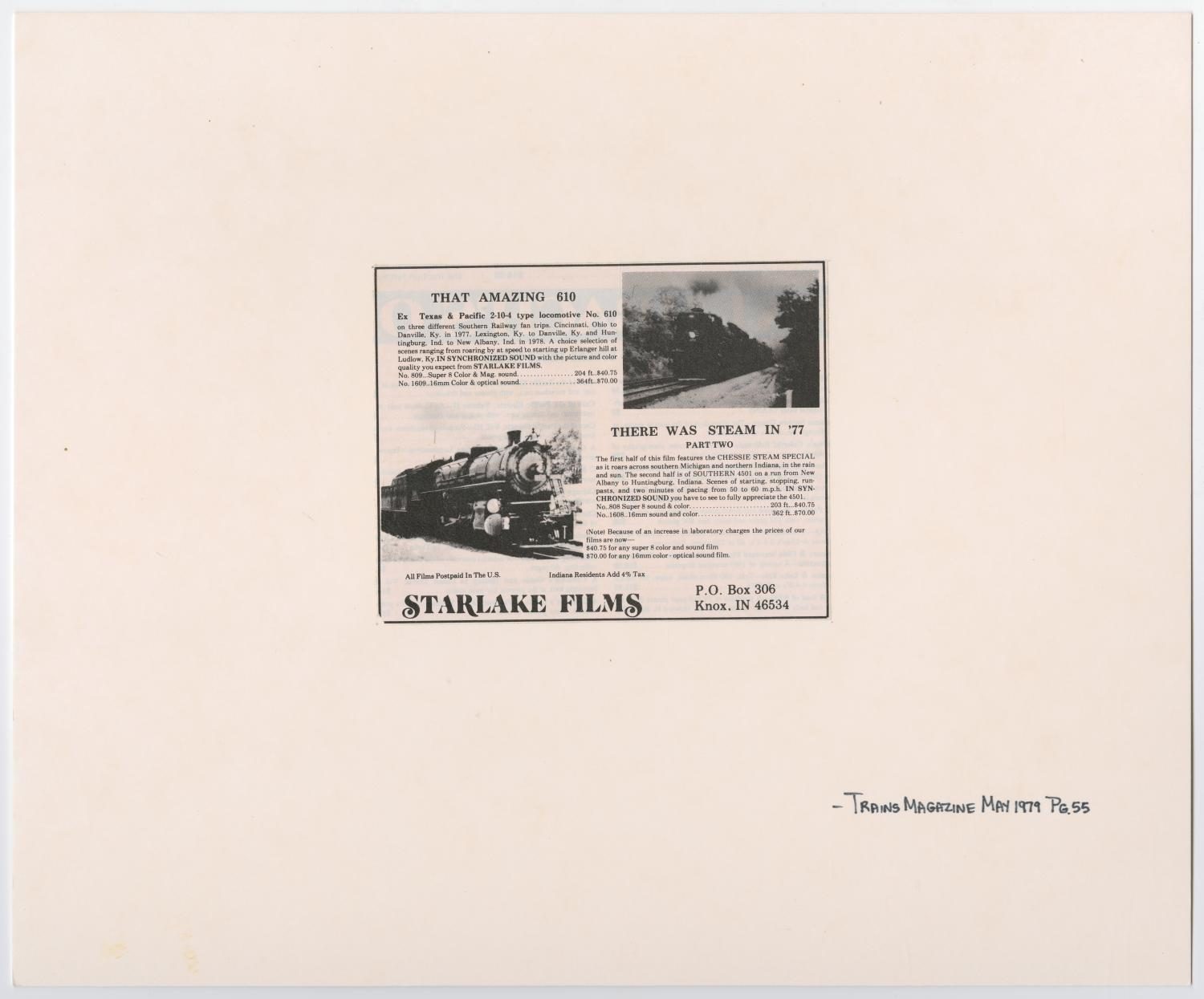 Starlake Films Advertisement