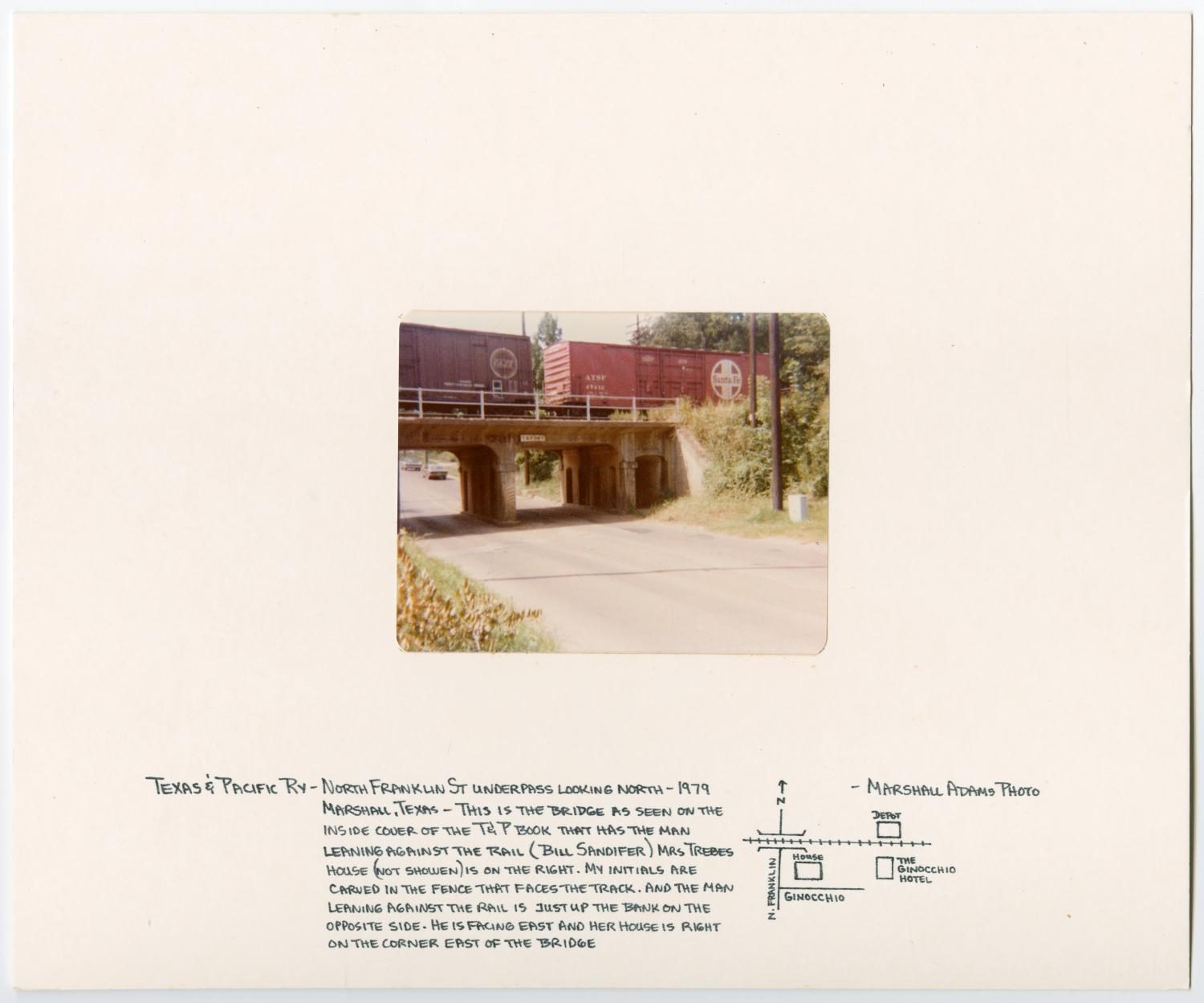 T&P Railway Overpass in Marshall, Texas