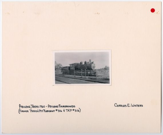 Train #75 on Display in Abilene, Texas