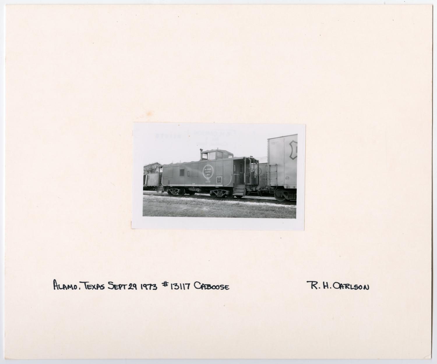 Caboose #13117 in Alamo, Texas